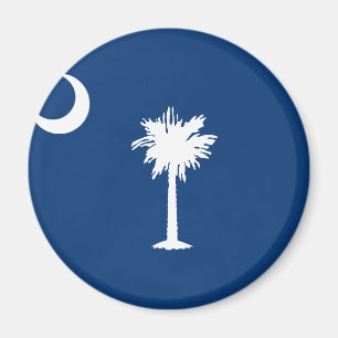 SOUTH CAROLINA FLAGGA MAGNET
