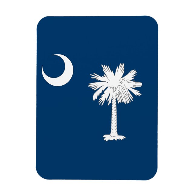 South Carolina flagga Magnet (Vertikal)