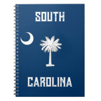 South Carolina Flagga Notebook