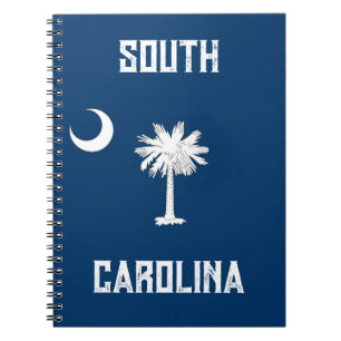 South Carolina Flagga Notebook Anteckningsbok