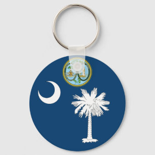 South Carolina flagga Nyckelring