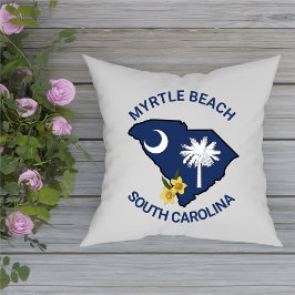South Carolina Flagga State Flower Gult Jessamine Kudde