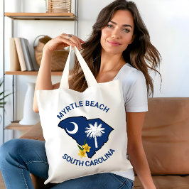 South Carolina Flagga State Flower Gult Jessamine Tygkasse