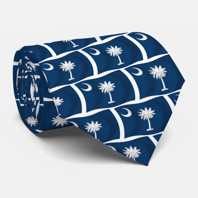 South Carolina Flagga Tie Slips (Rullad)