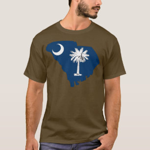 South Carolina flaggakarta T-shirt