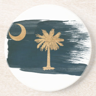 South Carolina flaggaunderlägg Underlägg Sandsten