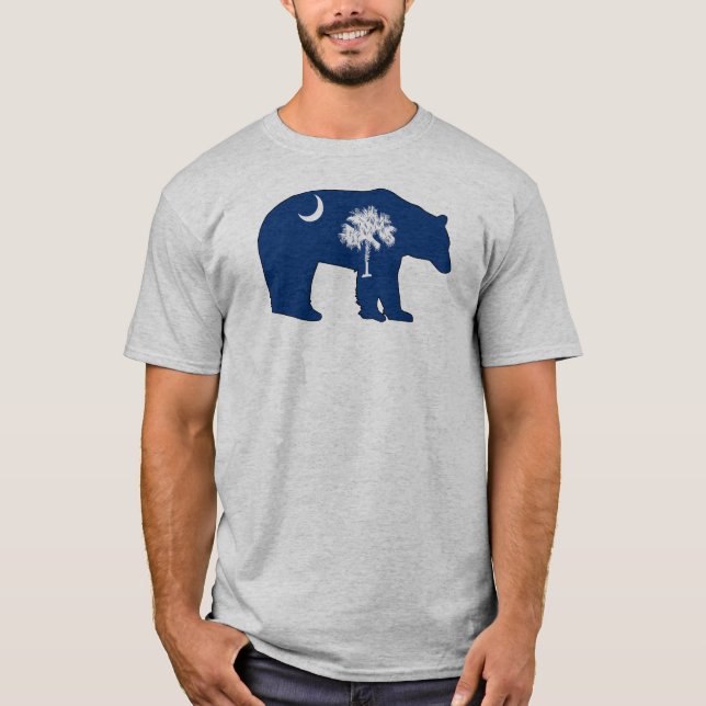 South Carolina Flaggbär T Shirt (Framsida)