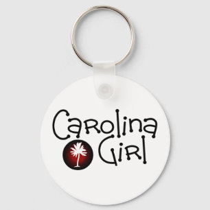 South Carolina flicka Keychain Nyckelring