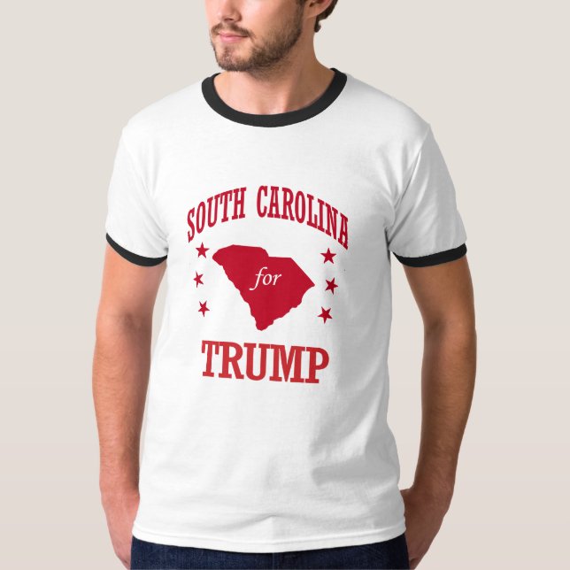 SOUTH CAROLINA FÖR DONALD TRUMP TEE SHIRT (Framsida)