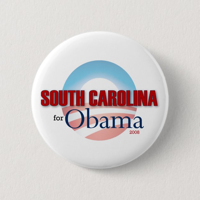 SOUTH CAROLINA för Obama Knapp (Framsida)