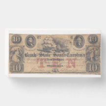 South Carolina, föråldrad valuta, tio dollar
