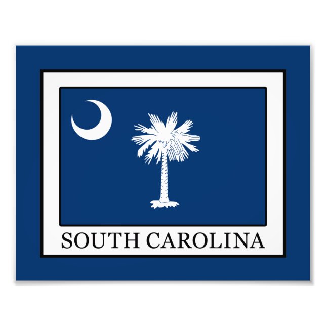 South Carolina Fototryck (Framsidan)