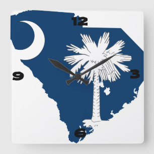 South Carolina Fyrkantig Klocka