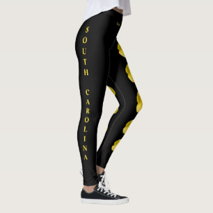 South Carolina Gult Jessamine Flower Leggings