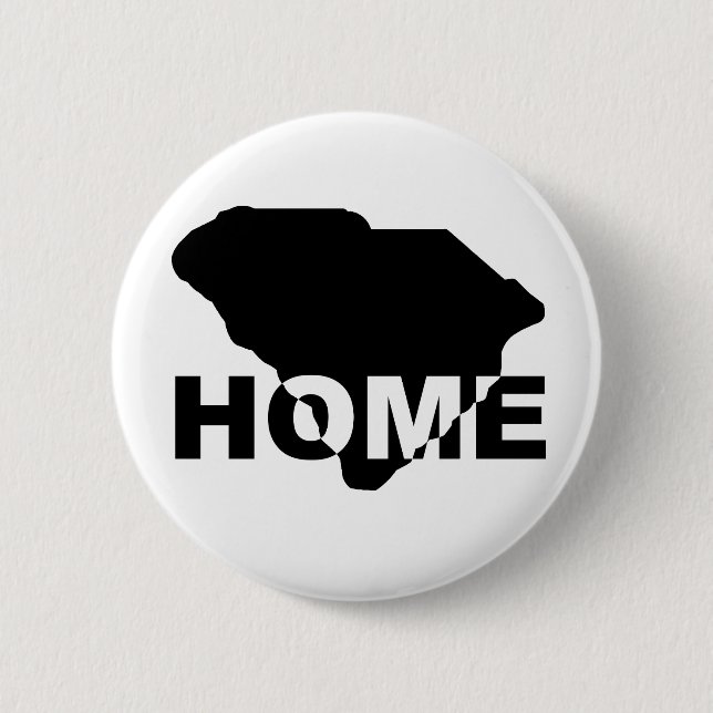 South Carolina Home Away from State Button Badge Knapp (Framsida)