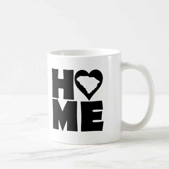 South Carolina Home Heart State Mugg eller Resemug (Höger)
