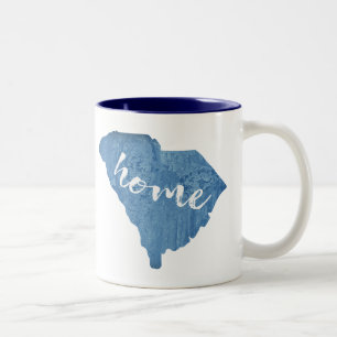 South Carolina Home Wood Grain Två-Tonad Mugg