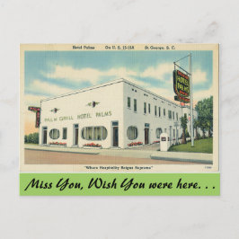 South Carolina, Hotel Handflatan, St. George Vykort