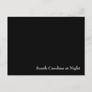South Carolina i Night Vykort
