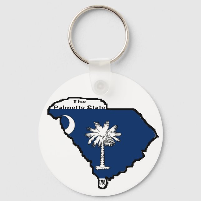 South Carolina Keychain Nyckelring (Framsida)