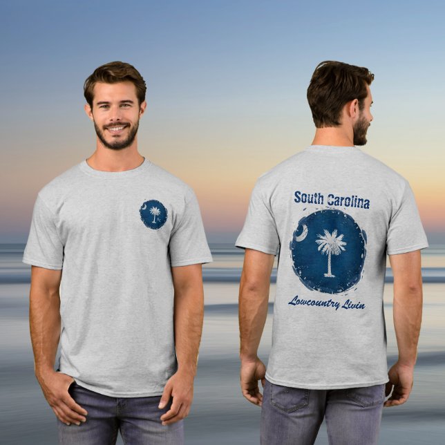 South Carolina Lowcountry Livin Gender Neutral T Shirt (Skapare uppladdad)