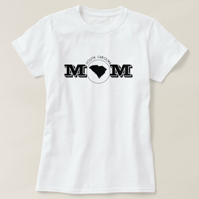 South Carolina Mom  T Shirt (Design framsida)
