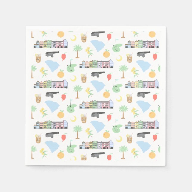 South Carolina Napkins Pappersservett (Framsidan)