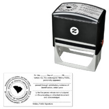 South Carolina Notary Public AcknoRecoggement Frim