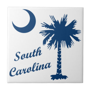 South Carolina Palmetto Kakelplatta