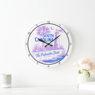 South Carolina Palmetto State Fyren Stor Klocka