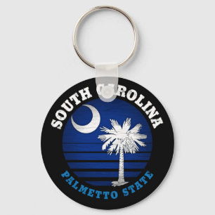 SOUTH CAROLINA PALMETTO STATLIG FLAGGA NYCKELRING