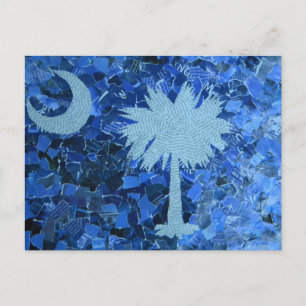 South Carolina Palmetto Träd Vykort