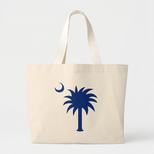 South Carolina Palmettoträd Jumbo Tygkasse (Framsidan)