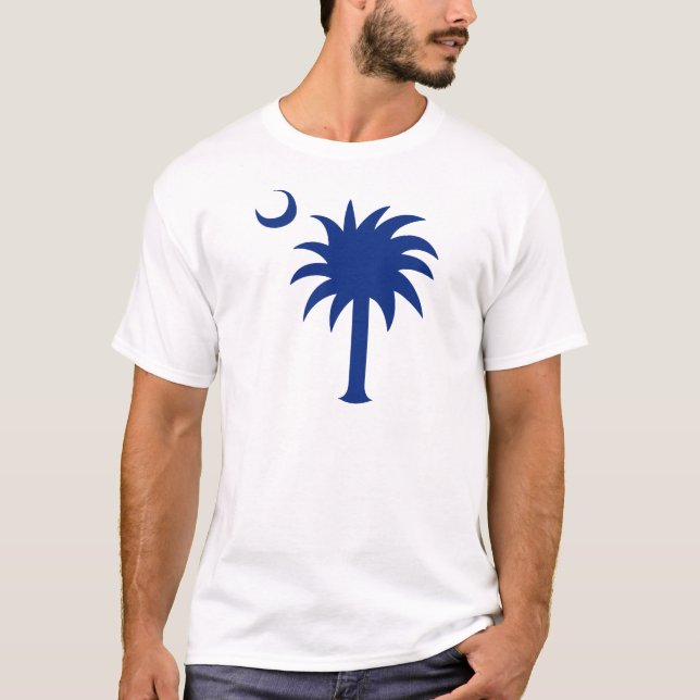 South Carolina Palmettoträd T-shirt (Framsida)