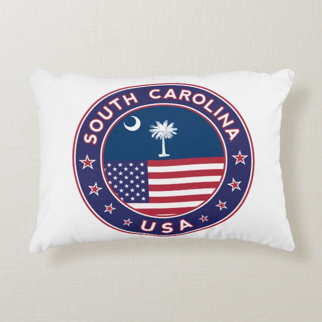 South Carolina Prydnadskudde (Framsidan)