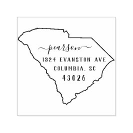 South Carolina Returadress Frimärke Self-Inking Självfärgande Stämpel