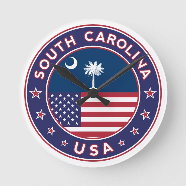 South Carolina Rund Klocka (Framsida)