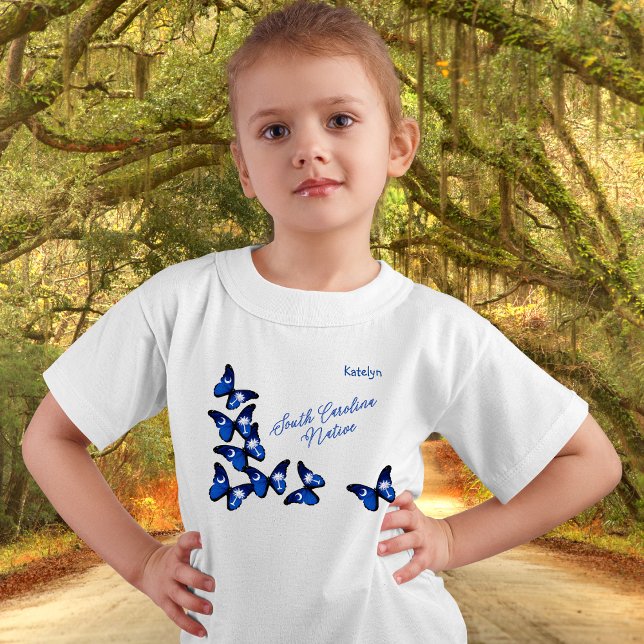 South Carolina SC Native Born Personlig Kids T Shirt (Skapare uppladdad)