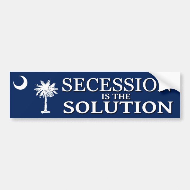 South Carolina Secessionbildekal Bildekal (Framsidan)