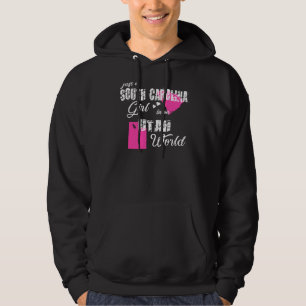 South Carolina Shirts Bara en South Carolina Girl Hoodie