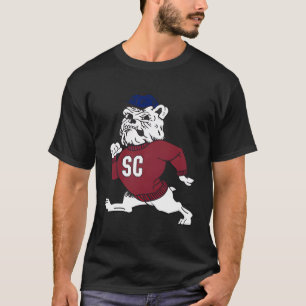 South Carolina State Bulldog Lämnat Chest T Shirt