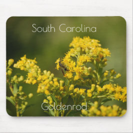 South Carolina State Flower Goldenrod Mousepad Musmatta