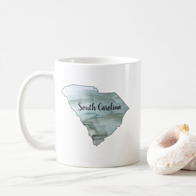 South Carolina State Illustration Kaffemugg (Med munk)
