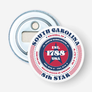 South Carolina State Information Circle Flasköppnare