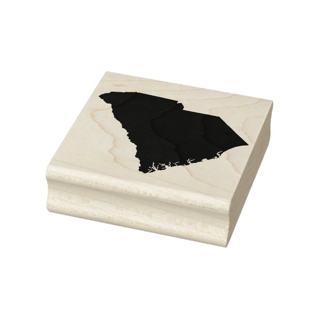 South Carolina State Solid Rubber Art Frimärke Stämpel (Stämpel)