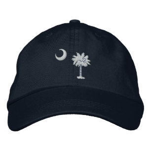 South Carolina Statlig flagga Design Broderad Keps