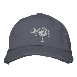 South Carolina Statlig flagga Design Broderad Keps