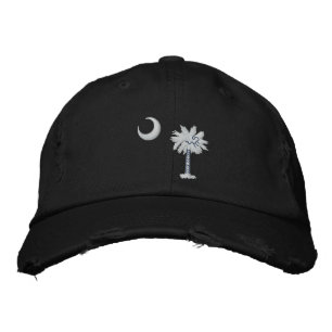South Carolina Statlig flagga Design Broderad Keps