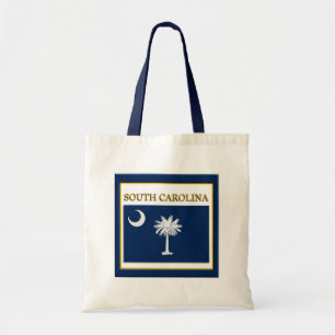South Carolina Statlig flagga Design Budget Canvas Tygkasse