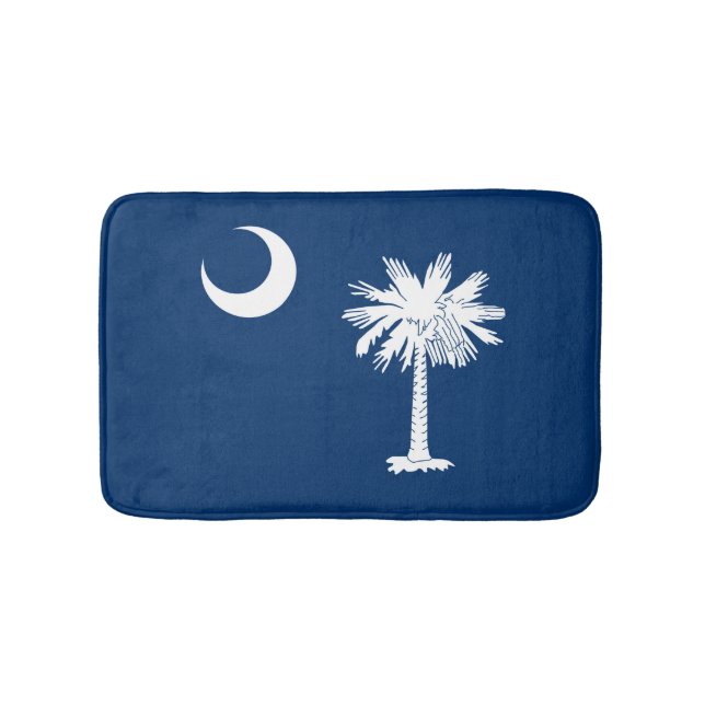South Carolina Statlig flagga Design Decor Badrumsmatta (Framsidan)